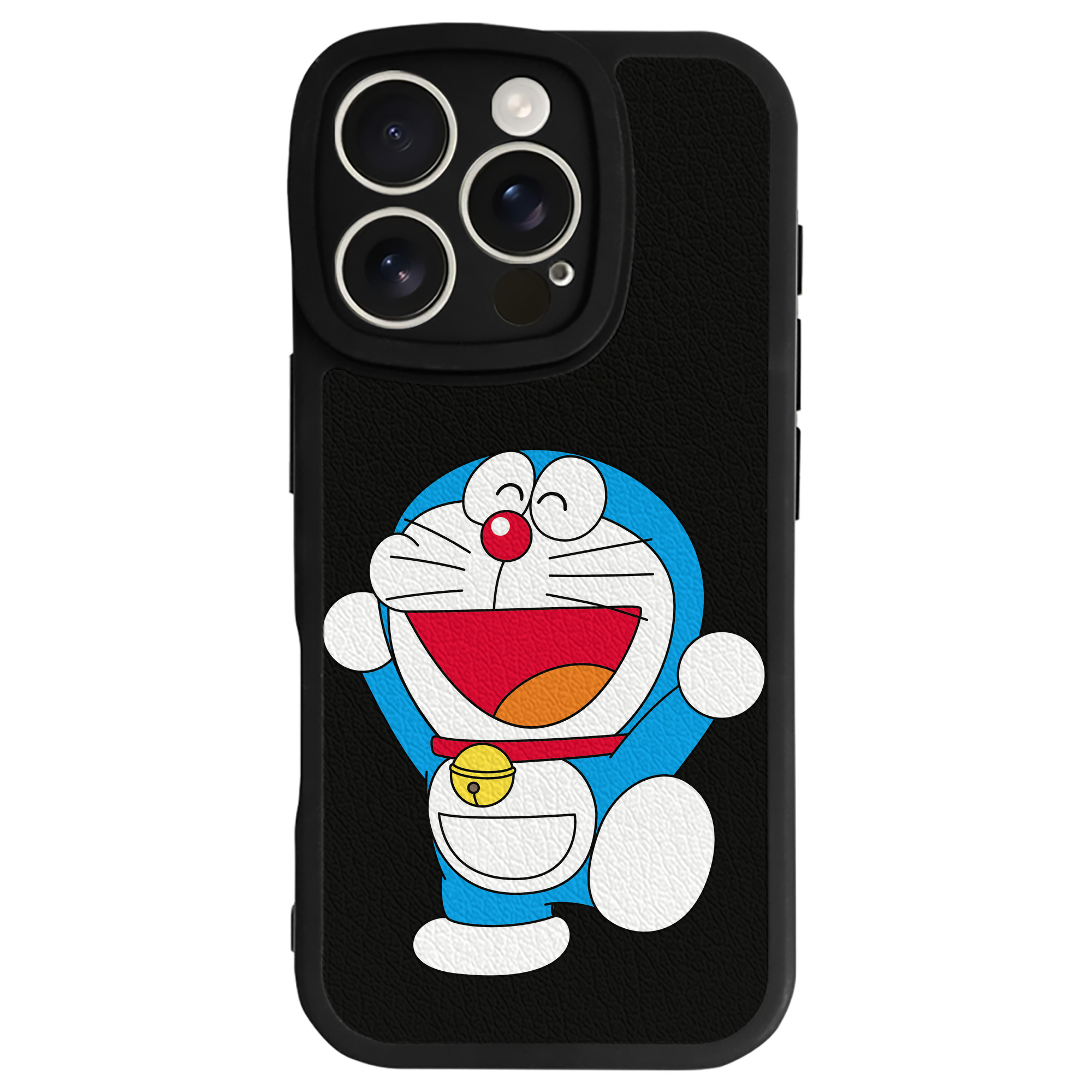 （画像用） ドラえもん Doraemon 【iPhone 16シリーズ対応】シリコンスマホケース（レザー調） 材質：シリコン